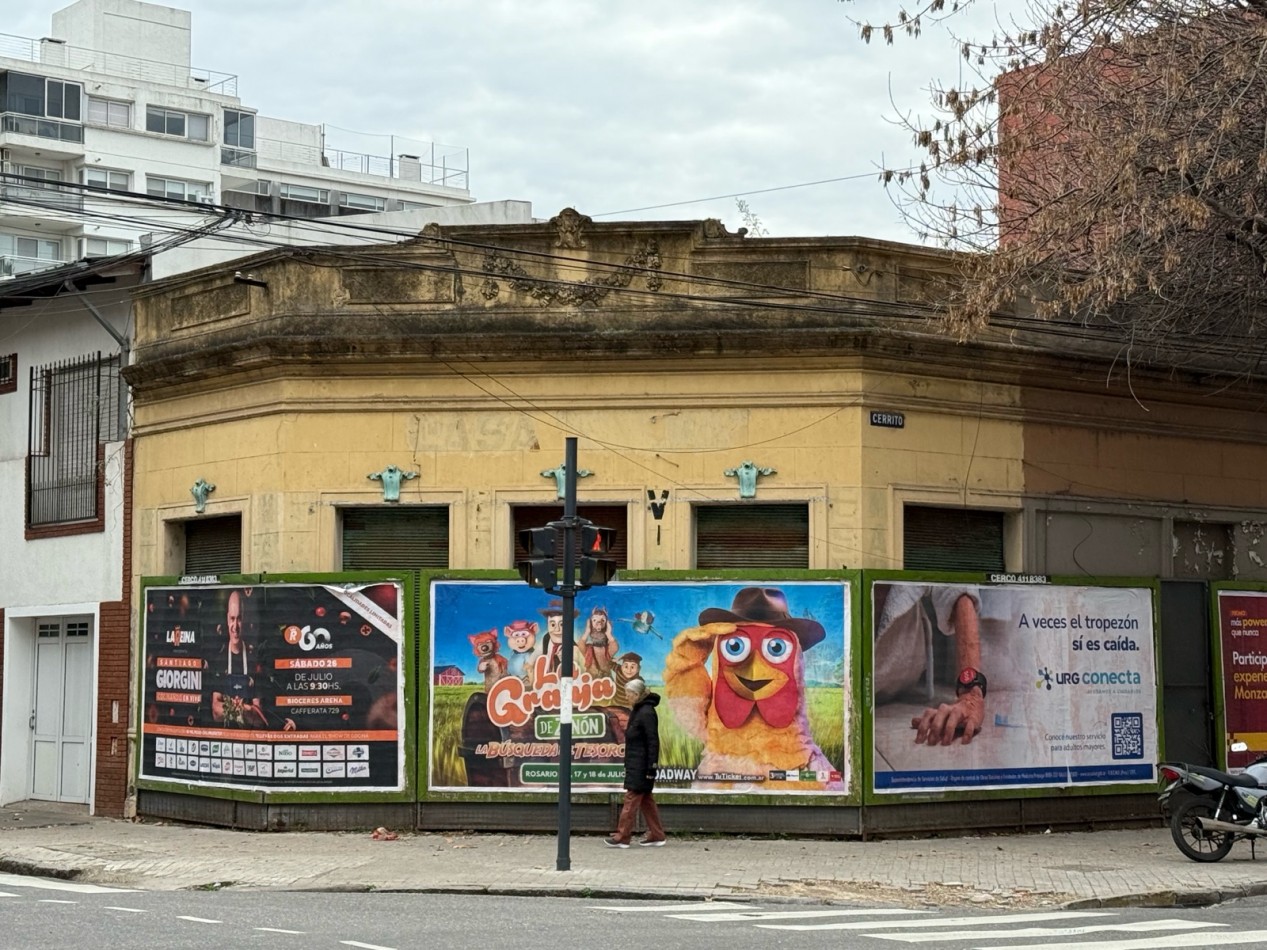 Venta de Terreno en Esquina 116 m2 Barrio Abasto