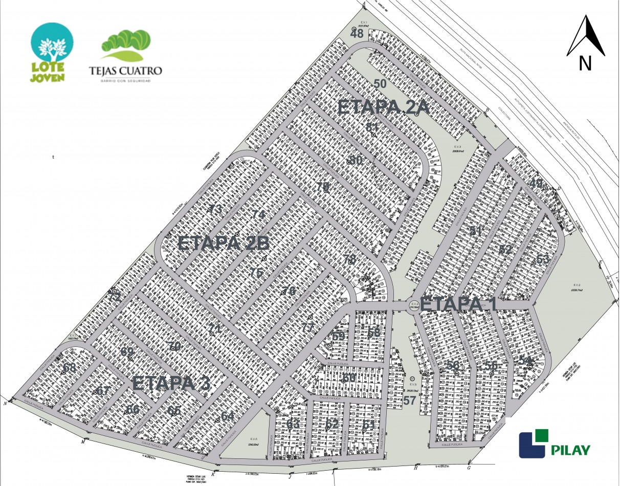 Venta Terreno 608 m2 Barrio Las Tejas 4