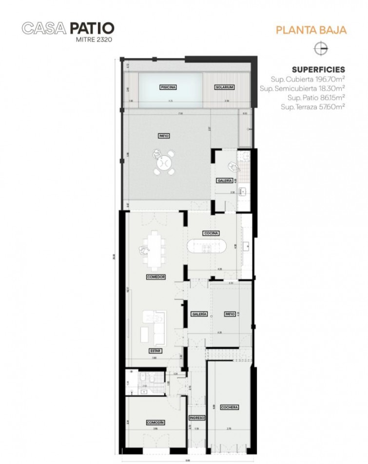 Venta Casa 3 Dormitorios Reciclada con Cochera Mitre 2300