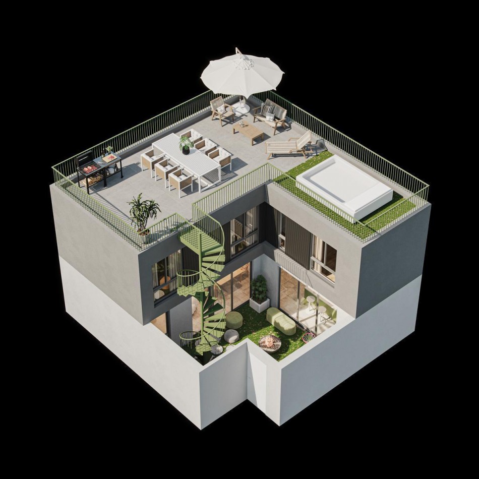 Casa de Pasillo 3 Dormitorios Jardin Pileta Terraza Moreno 1100