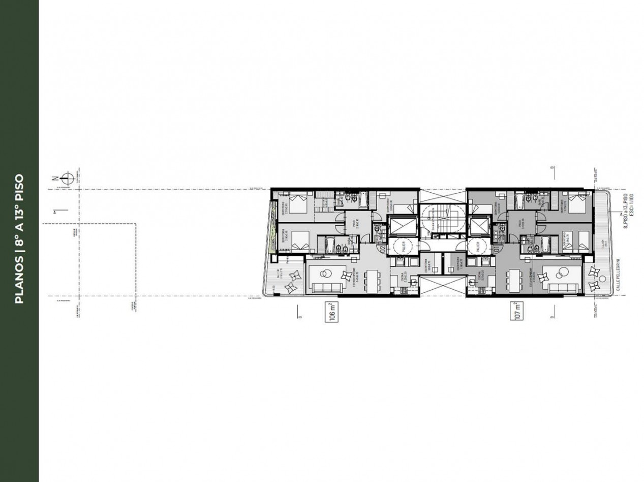 Departamento 3 Dormitorios con Amenities Pellegrini 932 