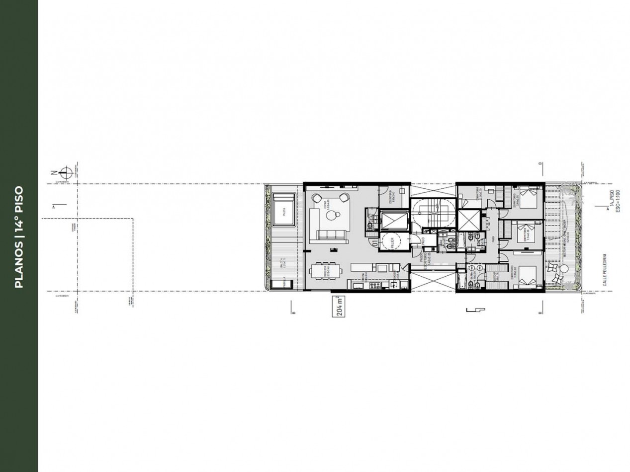 Departamento 3 Dormitorios con Amenities Pellegrini 932 