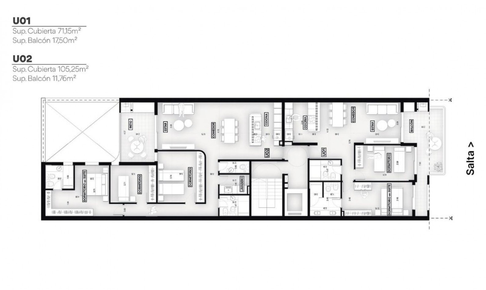 Departamento 3 Dormitorios con Amenities Salta 2020