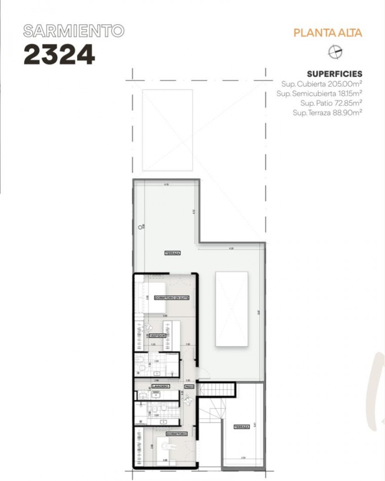 Casa 4 Dormitorios con Pileta Patio y Terraza Sarmiento 2300