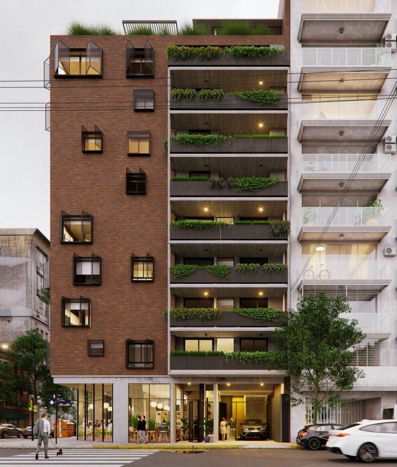 Monoambiente con Balcon y Amenities Dorrego 1400