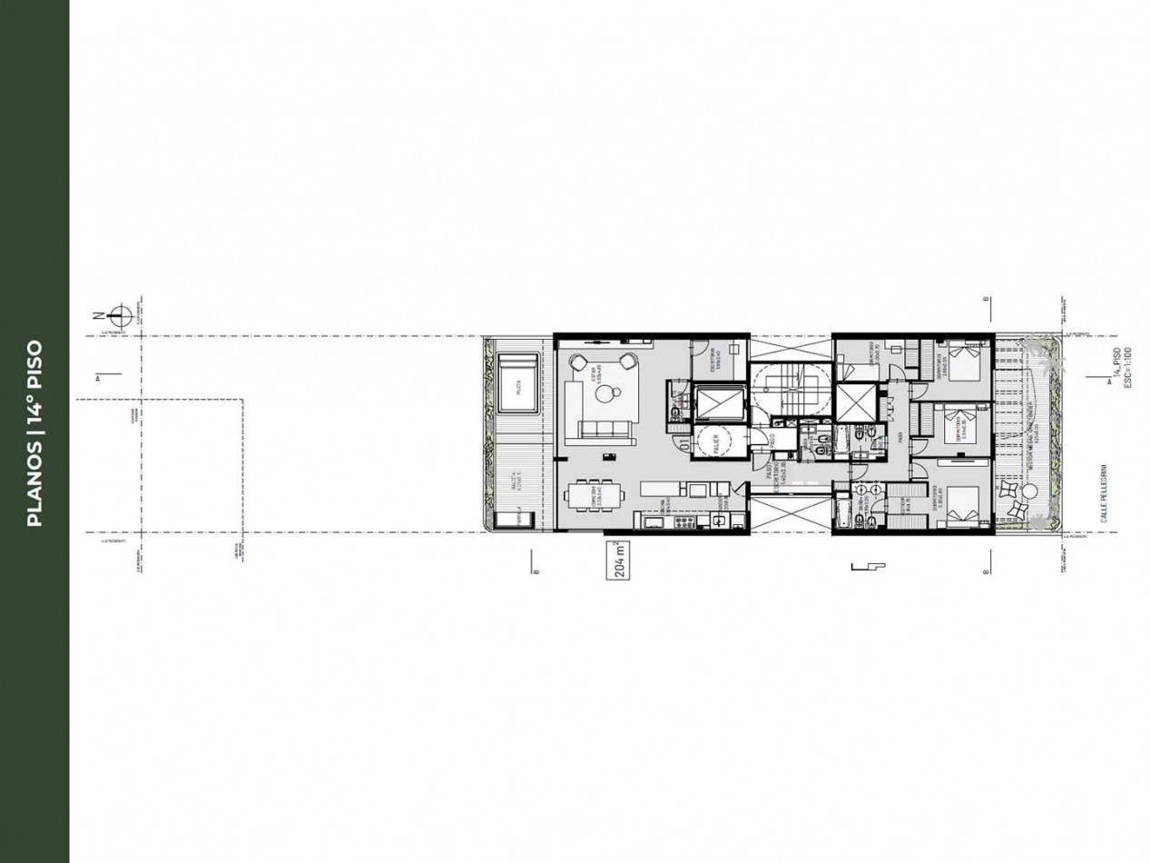 Departamento 2 Dormitorios con Amenities Pellegrini 932 